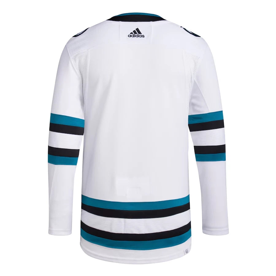 Men's adidas San Jose Sharks Away Authentic Primegreen Jersey